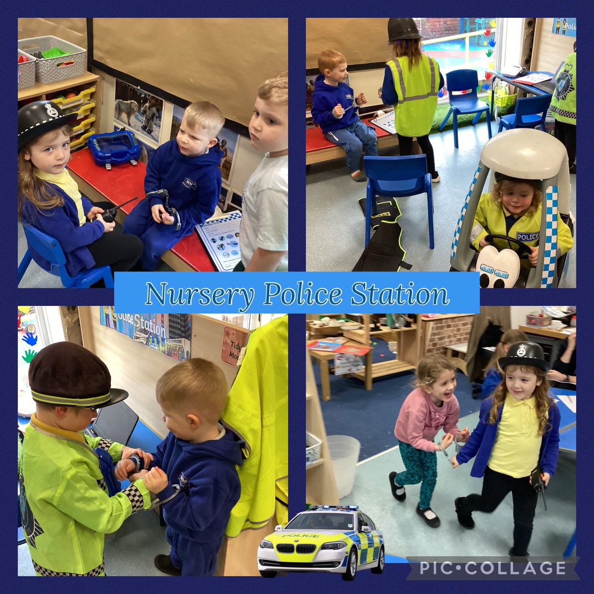 It’s been a busy day in the Nursery police station. 🚓👮🚨🚔