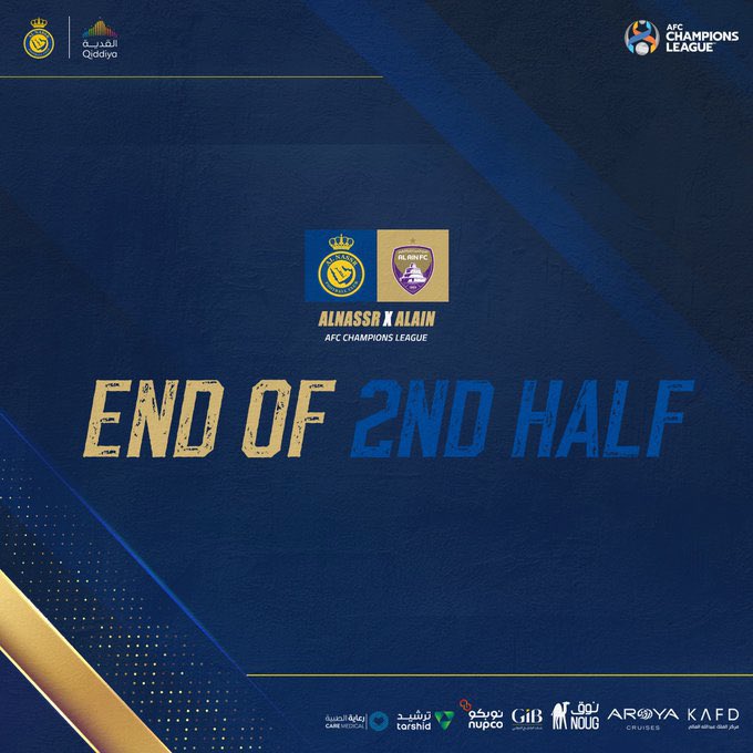 MurtazaShahrukh's tweet photo. 🔚 | نهايـة الوقت الأصلي!
النصر 3 - 2 العين
#النصر_العين | #AlNassrAlAin

 #النصر_العين

#ظفيري_يقذف_السعوديين

#رامز_جاب_من_الاخر https://t.co/3LqsRqvbeS
