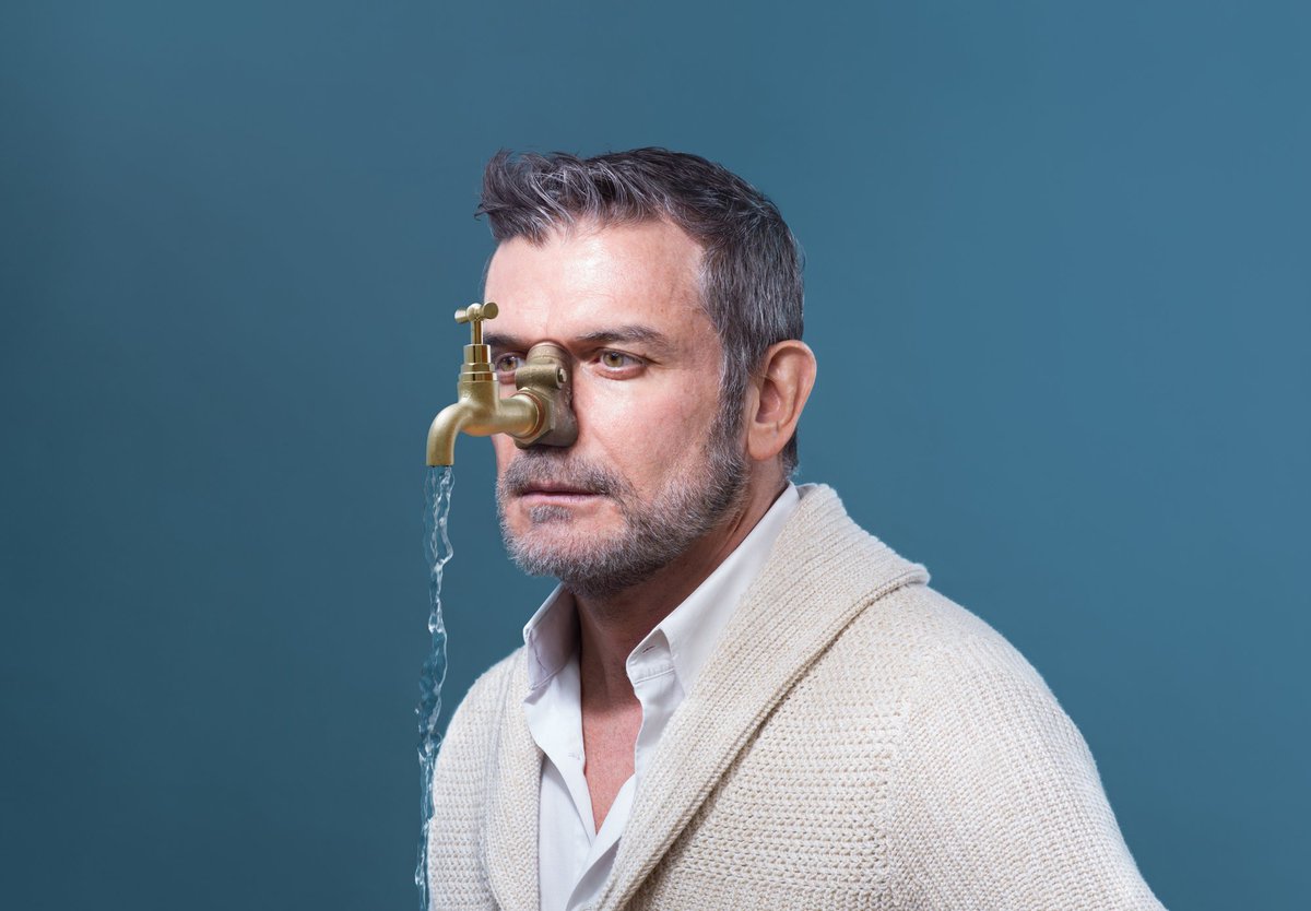 #BreatheEasy with a #health campaign by @napolitanophoto. #DougTruppe #ClaudioNapolitano #FixALeakWeek #portraitphotography #conceptualphotography #portrait #conceptual #fineart #healthandwellness #nasalcongestion #runnynose #congestion #nasaldrip #commoncold #flu #hayfever