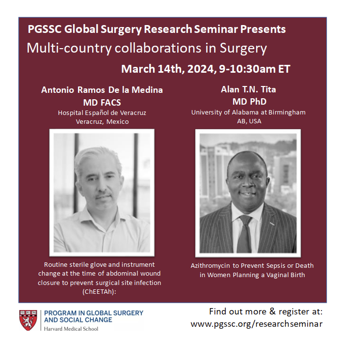 You are warmly invited to join this upcoming seminar hosted by @HarvardPGSSC. For registration and details please visit the PGSSC website: pgssc.org/researchseminar We are looking forward to seeing you there on 14 March.