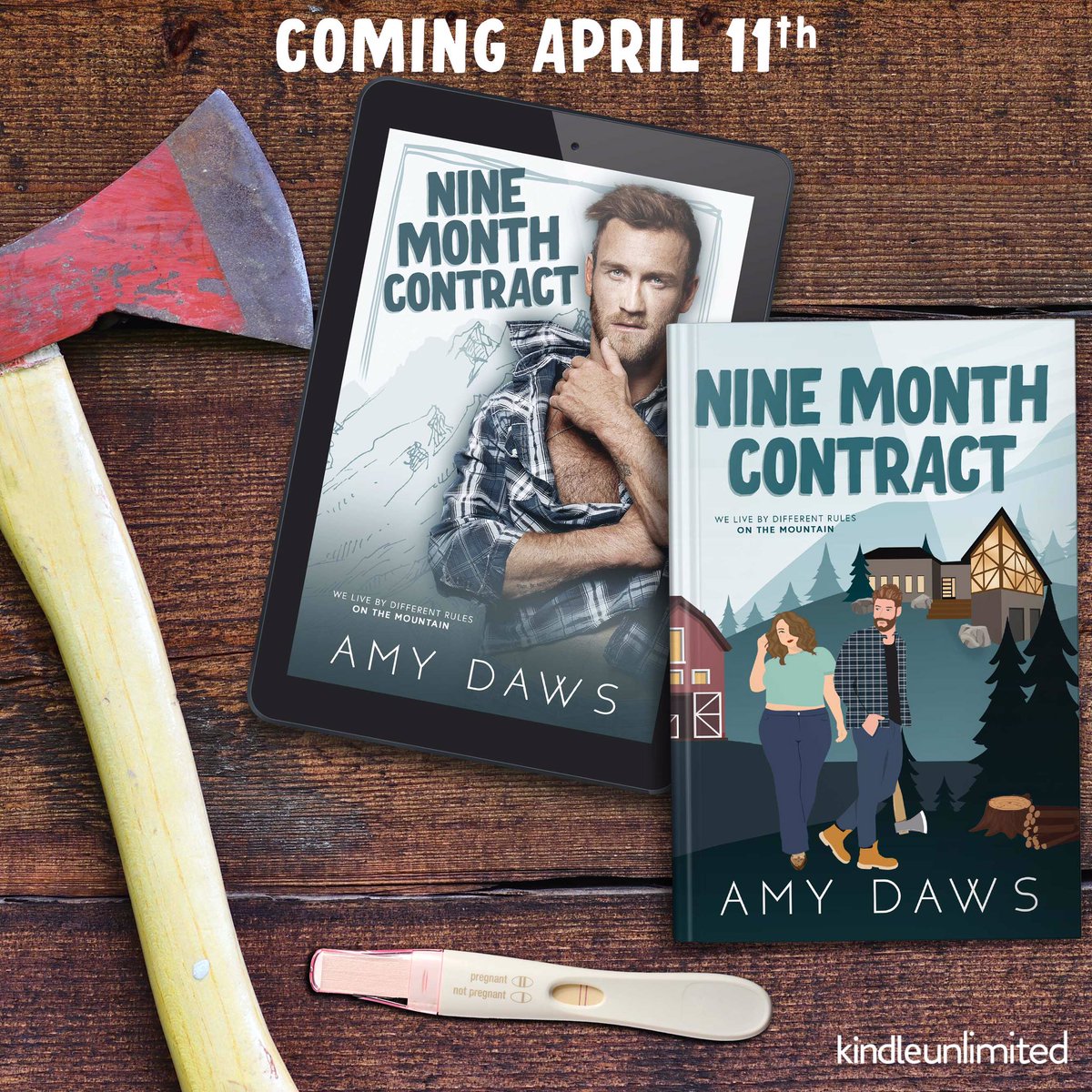 We live by different rules on the mountain… Happy Double Cover Reveal to @amydawsauthor !! We can't wait for Nine Month Contract coming April 11th! Preorder now→ geni.us/NineMonthContr… #GrumpySunshineromance #SmallTownRomance #plussizedheroine #romcom #standalone #coverreveal