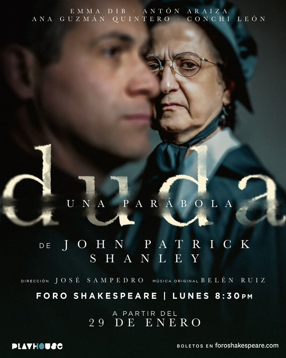 🚨 ¡Teatrerxs! 🚨 

Tengo 5 pases dobles para ir a ver hoy DUDA, en el Foro Shakespeare. 

➡️ ¿cómo ganártelos? 
Sólo déjame tu nombre completo y cuéntame tu experiencia de la última obra que viste en el Foro Shakespeare.