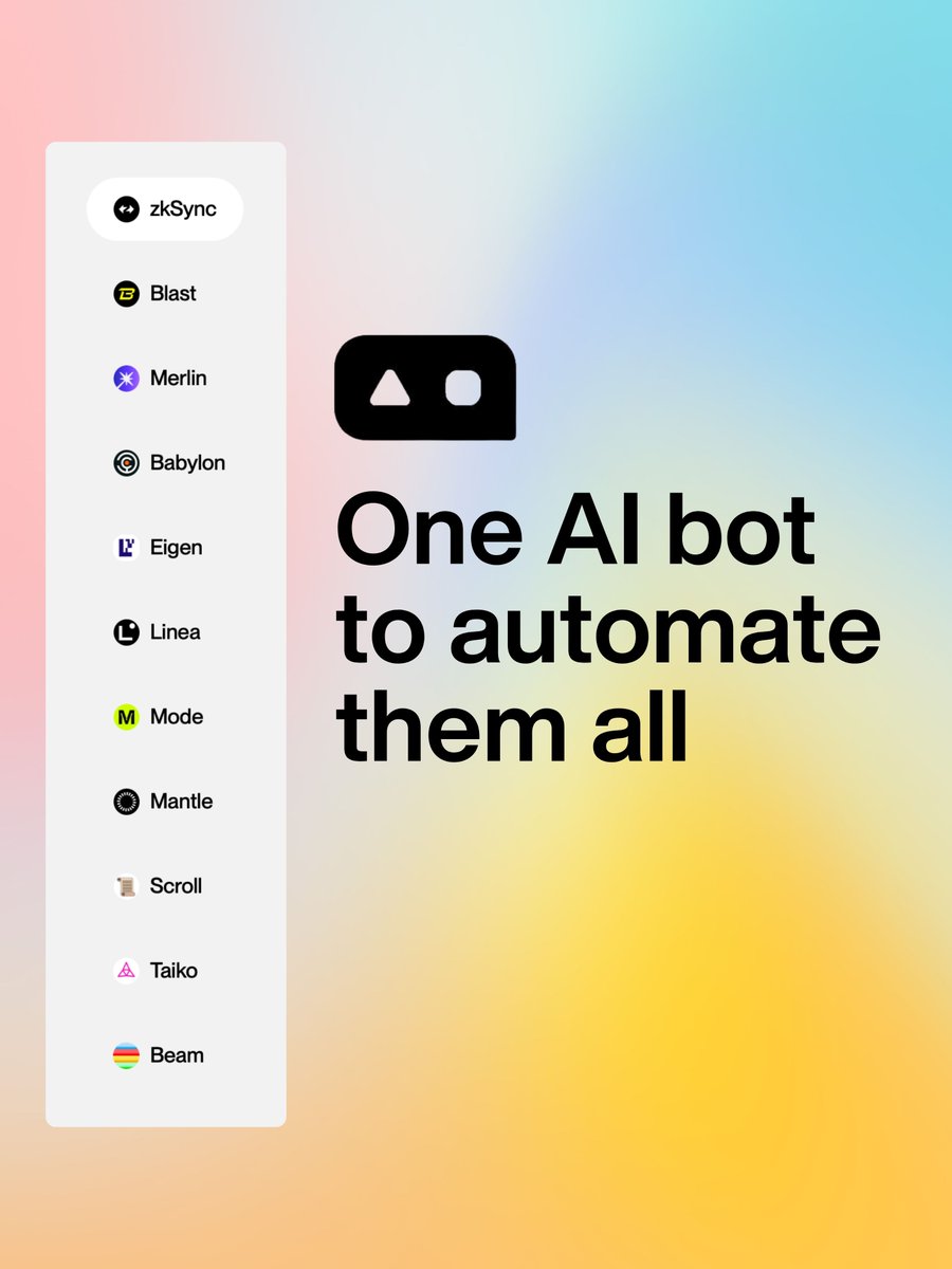 stacy_muur's tweet photo. Airdrop farmers – today's your lucky day!

I've found a new AI solution that streamlines airdrop farming with dynamically changing flows to evade detection by Sybil trackers.

$ZKS, $EIGEN, and many more are coming, so prepare yourselves ↓ https://t.co/gEk08RHSse