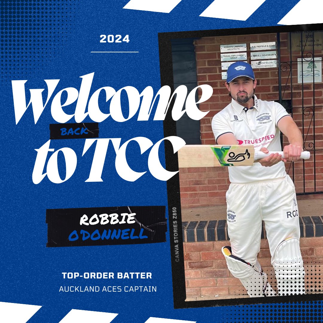 He’s back!🇳🇿 We are delighted to announce that @aucklandcricket captain Robbie O’Donnell will be returning to Thornbury CC for a 2nd season in 2024!🏏 Last year Robbie was the top run-scorer in the league, with 639 runs @ 49.15 and a top score of 175*!🚀 Welcome back, Robbie!