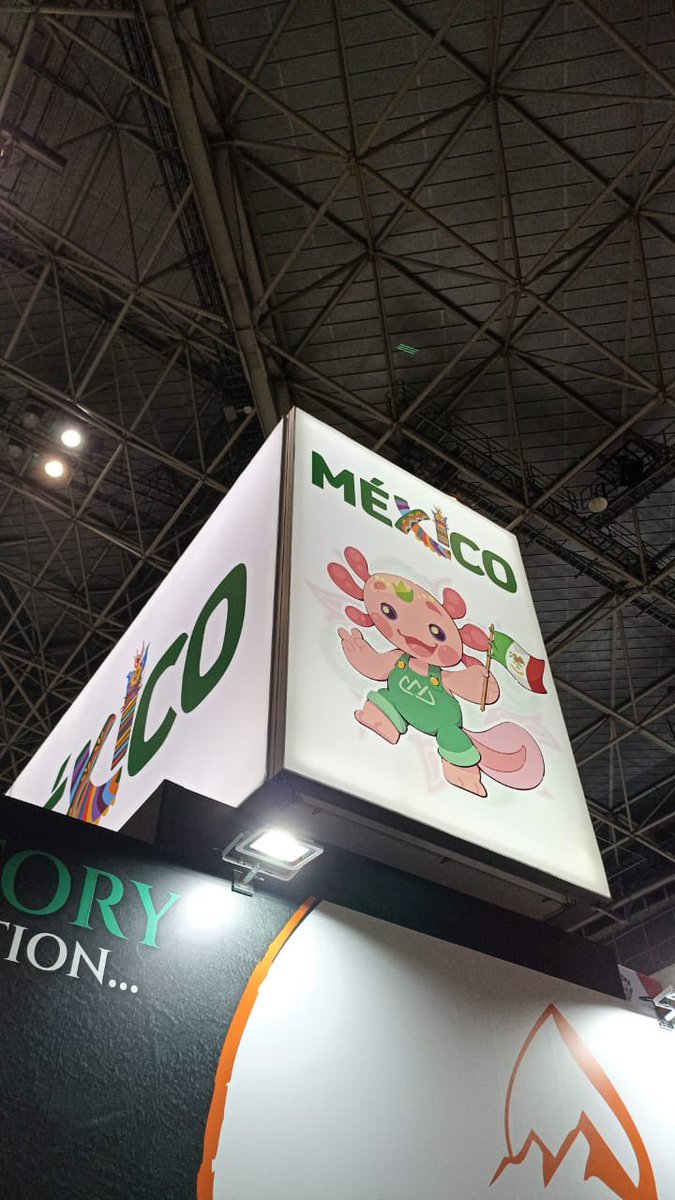 NorbertoValU's tweet photo. Esta 49 edición de #FOODEXJAPAN, lanzamos el logo y mascota oficial del Pabellón de México 😃✨, el cual fue 100% aceptado por la comunidad de 🇲🇽 y 🇯🇵
El único problema es que este curioso ajolotito amante de Japón, aún no tiene nombre, nos ayudas a escogerle uno? 💕 https://t.co/VJoBZu1q9u