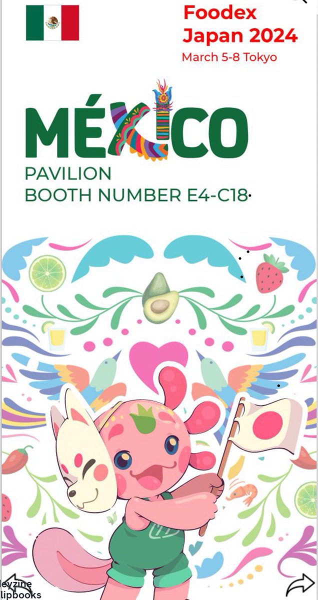 NorbertoValU's tweet photo. Esta 49 edición de #FOODEXJAPAN, lanzamos el logo y mascota oficial del Pabellón de México 😃✨, el cual fue 100% aceptado por la comunidad de 🇲🇽 y 🇯🇵
El único problema es que este curioso ajolotito amante de Japón, aún no tiene nombre, nos ayudas a escogerle uno? 💕 https://t.co/VJoBZu1q9u