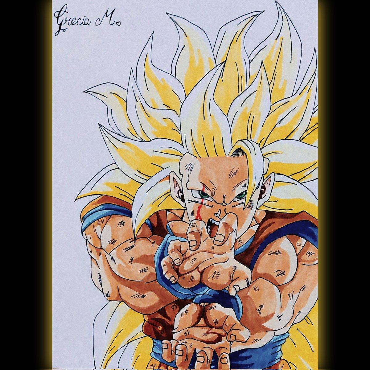 Goku ssj3 
#AkiraToriyamaEterno 
#DragonBall #DragonBallDaima
