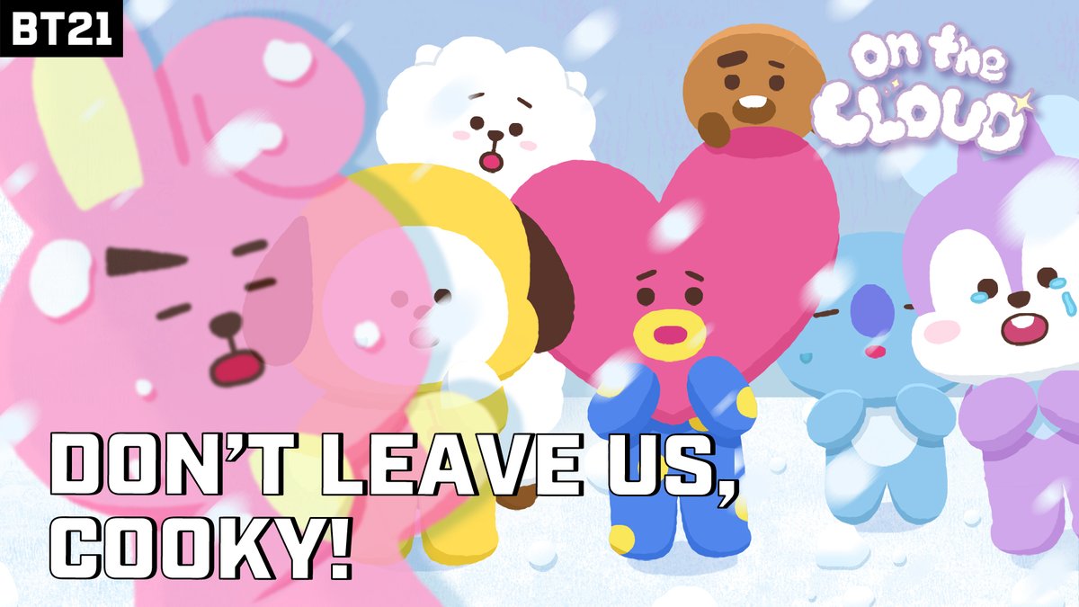 BT21_Japan's tweet photo. 豪華な友情旅行かと思ってたのに…こんな大変な思いをするとは🤧

🎬「BT21 On the Cloud」
愛らしいBT21友情旅行のエピソードを公開！

https://t.co/kekCUAUJuG
💡日本語字幕をONにしてね

#BT21 #OntheCloud #友情旅行 https://t.co/IO6dHDjVU8