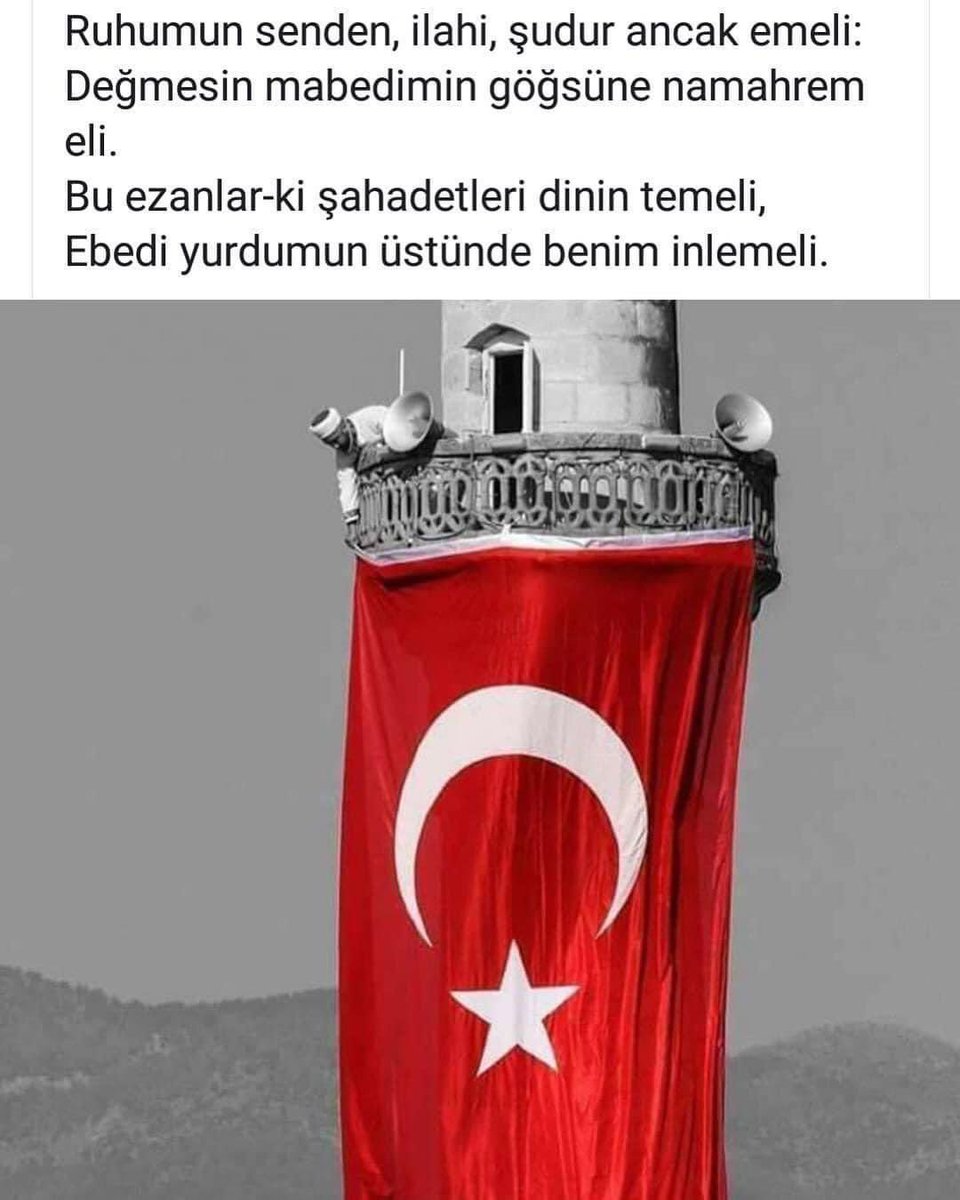 O şiir bir daha yazılamaz. Onu kimse yazamaz. Onu ben de yazamam. Onu yazmak için o günleri görmek, o günleri yaşamak lazım. O şiir artık benim değildir. O milletin malıdır.Allah, bir daha bu millete İstiklal Marşı yazdırmasın! MEHMET AKİF ERSOY #12Mart  #İstiklalMarşımızınKabulü