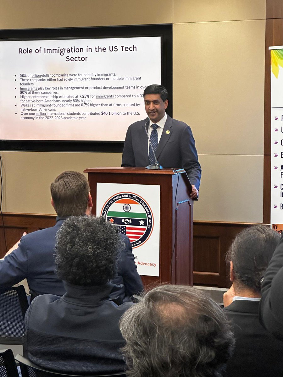 Thanks @RoKhanna for sponsoring & committing to lead #eagleAct to remove #countryWiseQuota to remove #greencardbacklog & also help to retain documentedDreamers children at @FIIDSUSA event on the hill @USCIS @nancyij @CongressmanRaja @ericswalwell @RepJayapal @RichforGA