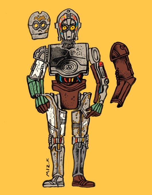 「人型ロボット 黄色眼」のTwitter画像/イラスト(新着)