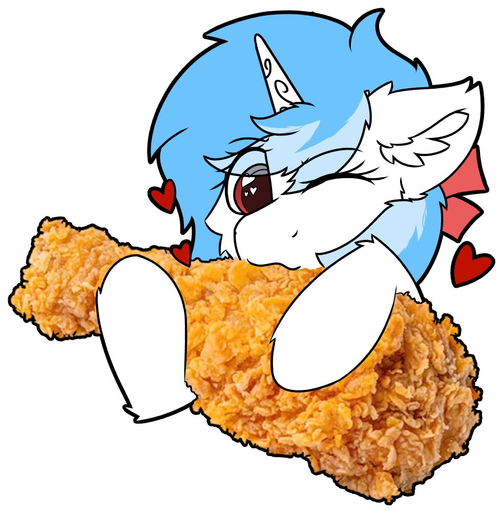 Another cutie added to my collection of chicken lovers!

Thank you so much <a href="/ClairClairSky/">🆑air ✈️ Aurawra/Eurofurence/Galacon/</a> for commissioning the YCH!

#mlp #mylittlepony #pony #YCH #chicken #yummy #love