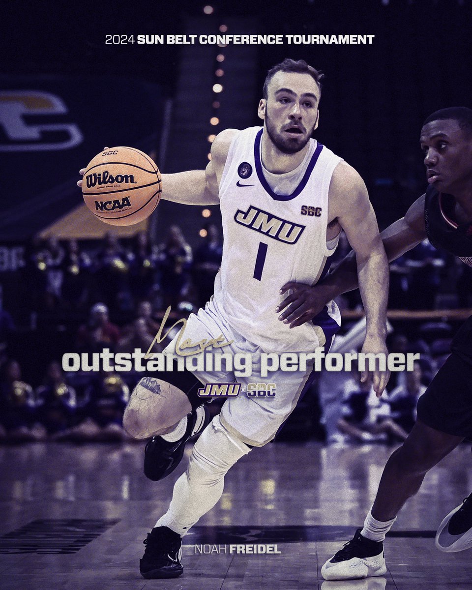 Well deserved honors for Noah Freidel who was named the <a href="/SunBelt/">Sun Belt</a> Most Outstanding Performer of the tournament! 

#GoDukes