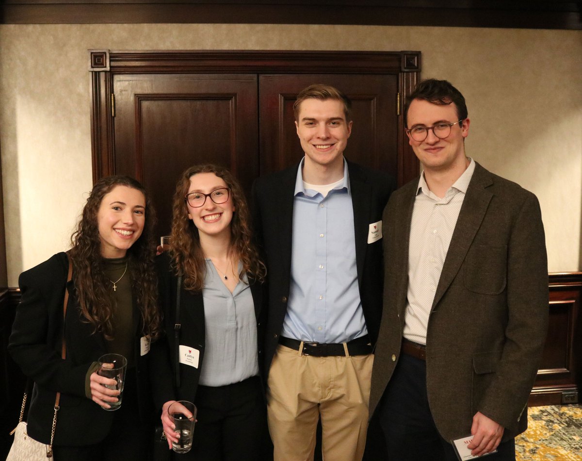 MaristCCS's tweet photo. Our students saw so many #Marist alumni, staff, guests, and administrators, including Marist College President Kevin Weinman and his wife Beth Weinman, on the first night of our Public Service Career Trip to Washington, D.C. Lots of networking happened at the City Club tonight. https://t.co/luEgwk95kV
