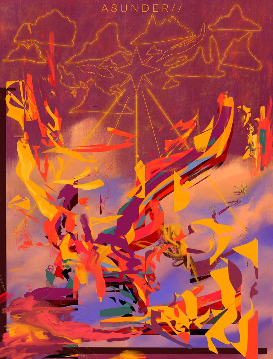 A S U N D E R / / is an artwork I couldn’t place a number on. Not really sure what to price it at. So I left it open for offers. Would love to have a conversation in DMs if interested! ☁️