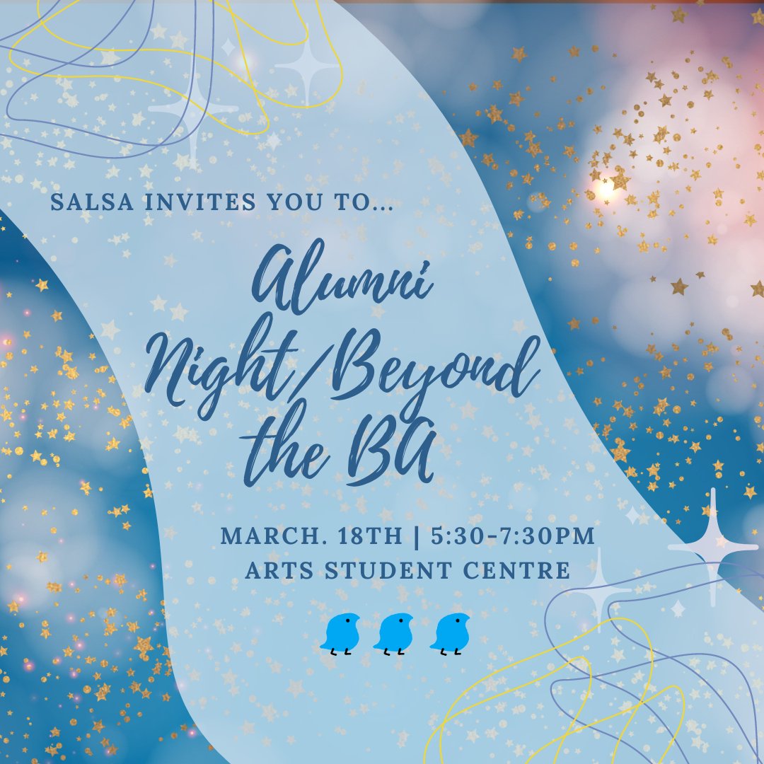 UBC_SALSA's tweet photo. Hi SALSA! ��️

Join us to learn about opportunities in the job market for Linguistics/Speech Sciences undergrads! This is also the perfect opportunity to reconnect and socialize with fellow club members and graduate students!

Sign up: https://t.co/VW1UgIB6lS https://t.co/H8g2X6rbUE