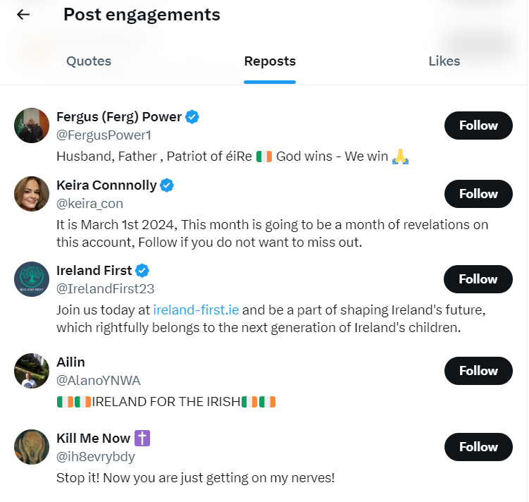 Care2much18's tweet photo. McDowell gets a lot of credit for his role in the No campaign.
If you look at that role, on social media, it was heavily amplified by the far-right.
They drove the vast amount of engagement of his tweets and media appearances.
Which is a measurable stat and not an opinion. https://t.co/djnTDEokN7