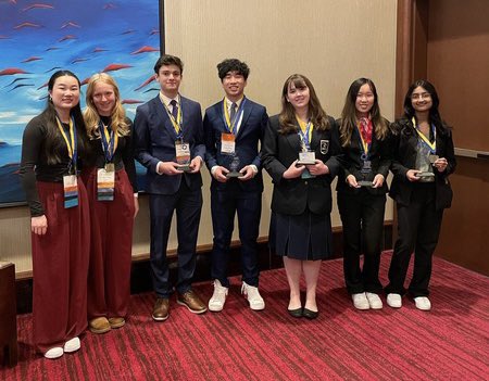 Congratulations to our ICDC qualifiers! Emma &amp; Kaitlyn, Adam &amp; Noah (3rd), Shannon (7th), Jessica (2nd), and Nesa (1st!). Best of luck in Anaheim, CA! 🏅🏆 #DECA