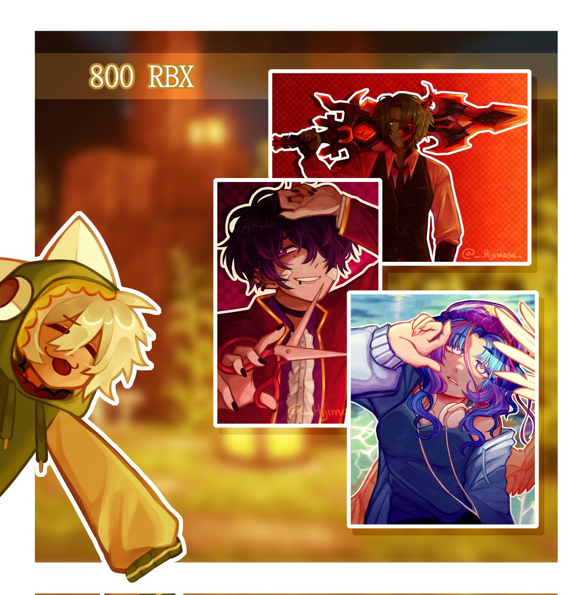 _Hijimasa_'s tweet photo. WOOHOO vuelvo a abrir comisiones de robuxs pero ahora menos masoquista porque ya cambie los precios.......Perdí 2k por el chistesito
.
.
.
.
.
.
.
.
.
#ROBLOX #robuxs #robloxart #RobloxCommissions #comissionsopen #comisiones #comission https://t.co/u4ls4LkppR