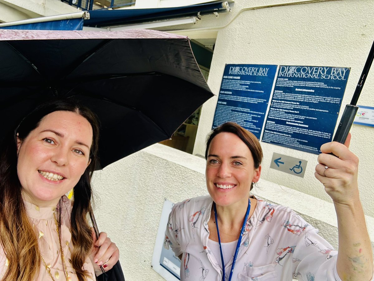 UoSPGCEEYT's tweet photo. A busy day yesterday where every school believed we had brought the rain with us from the UK. From local schools in Sha Tin and beyond in the morning to the amazing Discovery Bay on Lantau Island on the afternoon. Some wonderful teaching, even with the rain☔️ #distancenotdistant https://t.co/XpgklBjqgQ