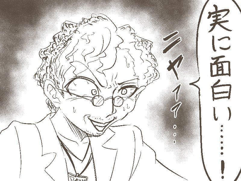 #適当にセリフを1つ貰ってそれで1コマ描く 