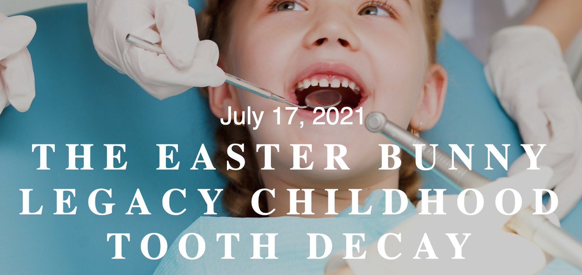 The Easter Bunny legacy - childhood tooth decay! rainbowdreaming.com/the-easter-bun… #Easter #easterbunny #chocolate #toothdecay #oralhealth