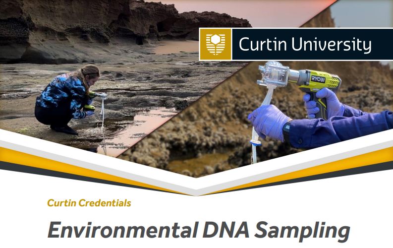 We are super excited to announce some long awaited news! Curtin Credentials in association with our colleague Professor Simon Jarman have launched an #eDNA course! For expressions of interest, or more information, visit: creds.curtin.edu.au/courses/enviro…
#EnvironmentalDNA #CurtinUniversity