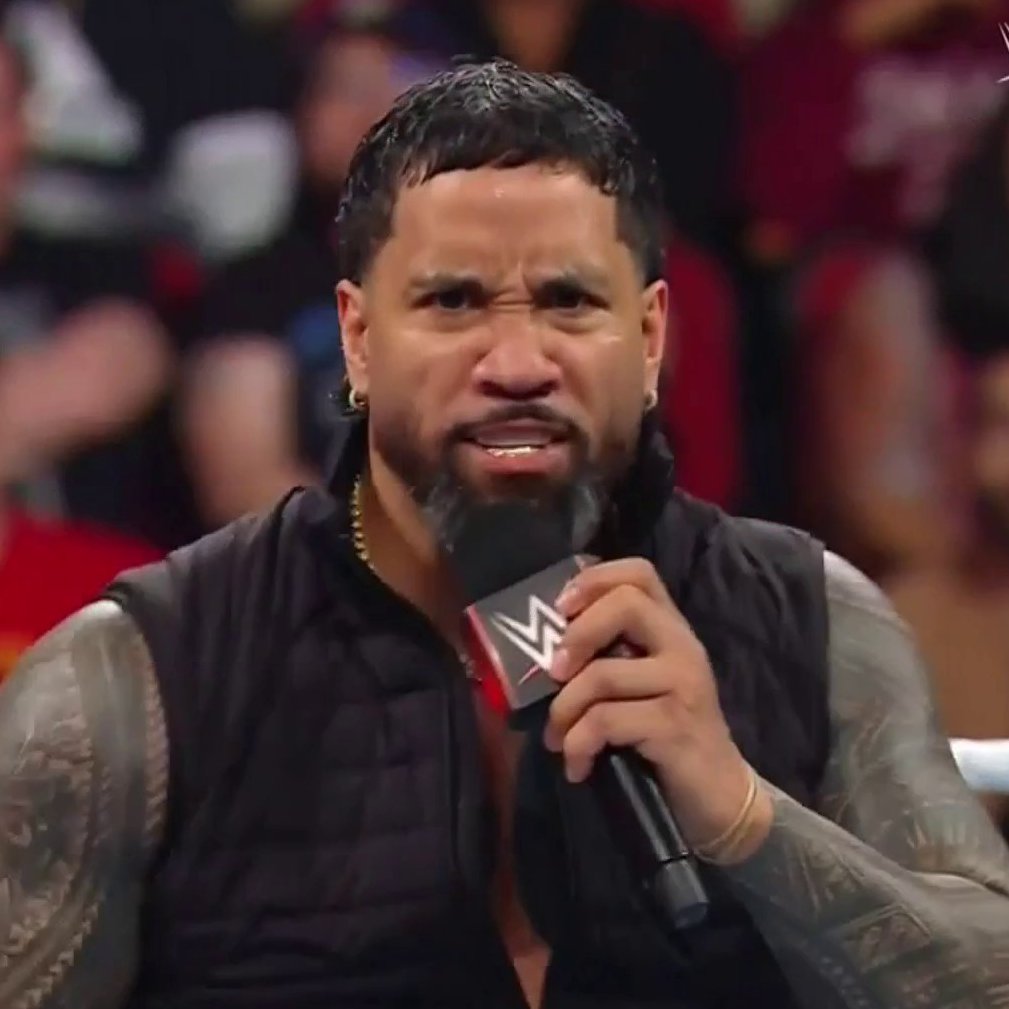 WWEonFOX's tweet photo. "Accept my challenge, because I'm going to knock the YEET out your ass!"

Jey Uso wants Jimmy Uso at #WrestleMania! https://t.co/vMUigiqQ0D