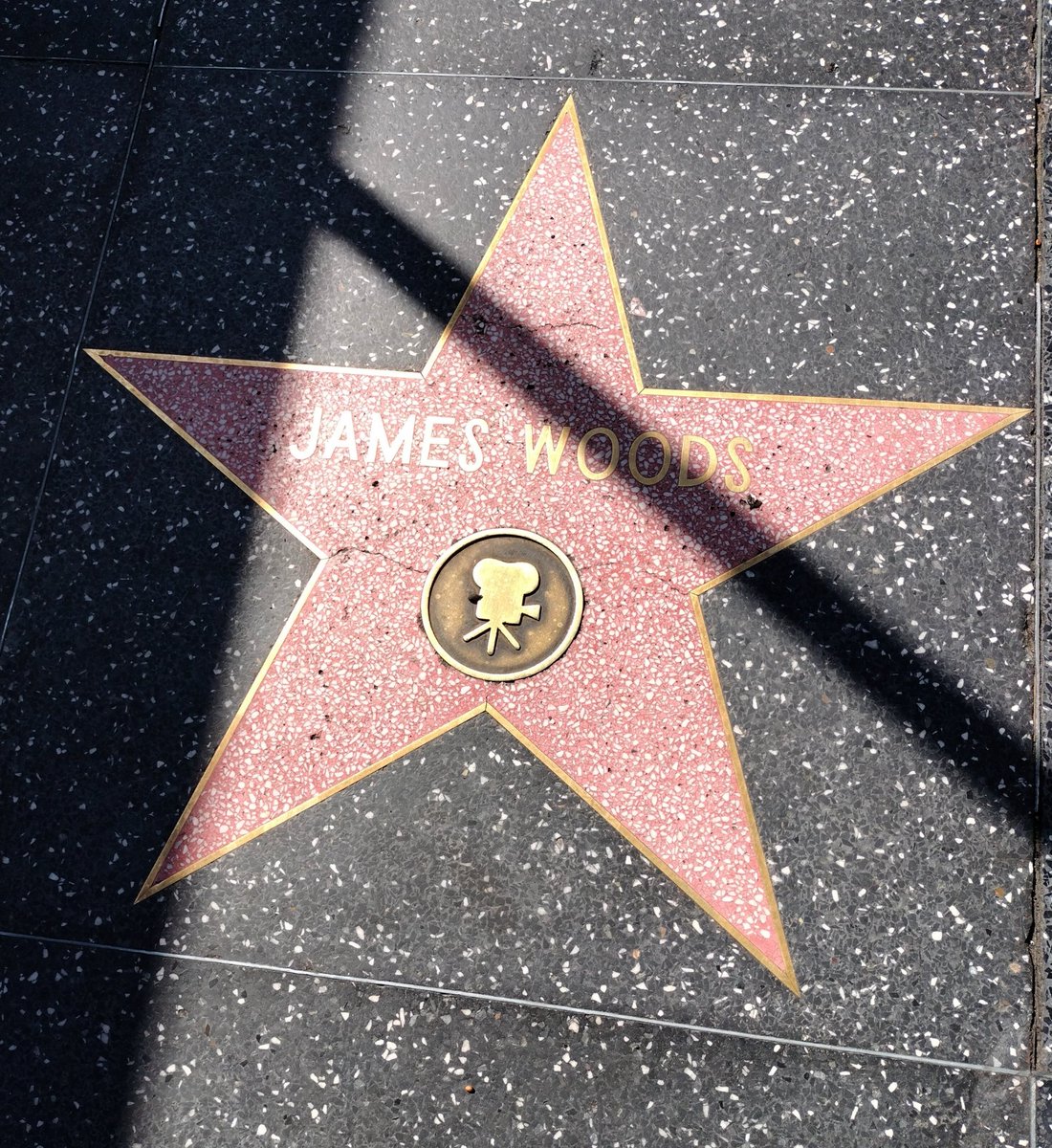 Am in US on vacation. Saw this on Hollywood Boulevard today @RealJamesWoods deserves to be there. He is as great actor.