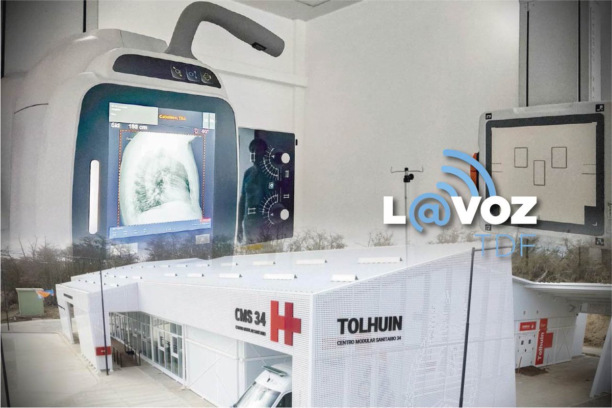LaVozTDF's tweet image. #SaludFueguina @GobiernoTDF sumó un nuevo #EquipoDeRayosX en el #HospitalModular de #Tolhuin @SaludTDF #TDF @SciuranoFede @legismmartinez @FedericoJGreve #CorazónDeLaIsla @FedeLeonGimenez @ADachary #SaludTDF  lavoztdf.com/gobierno-sumo-…
