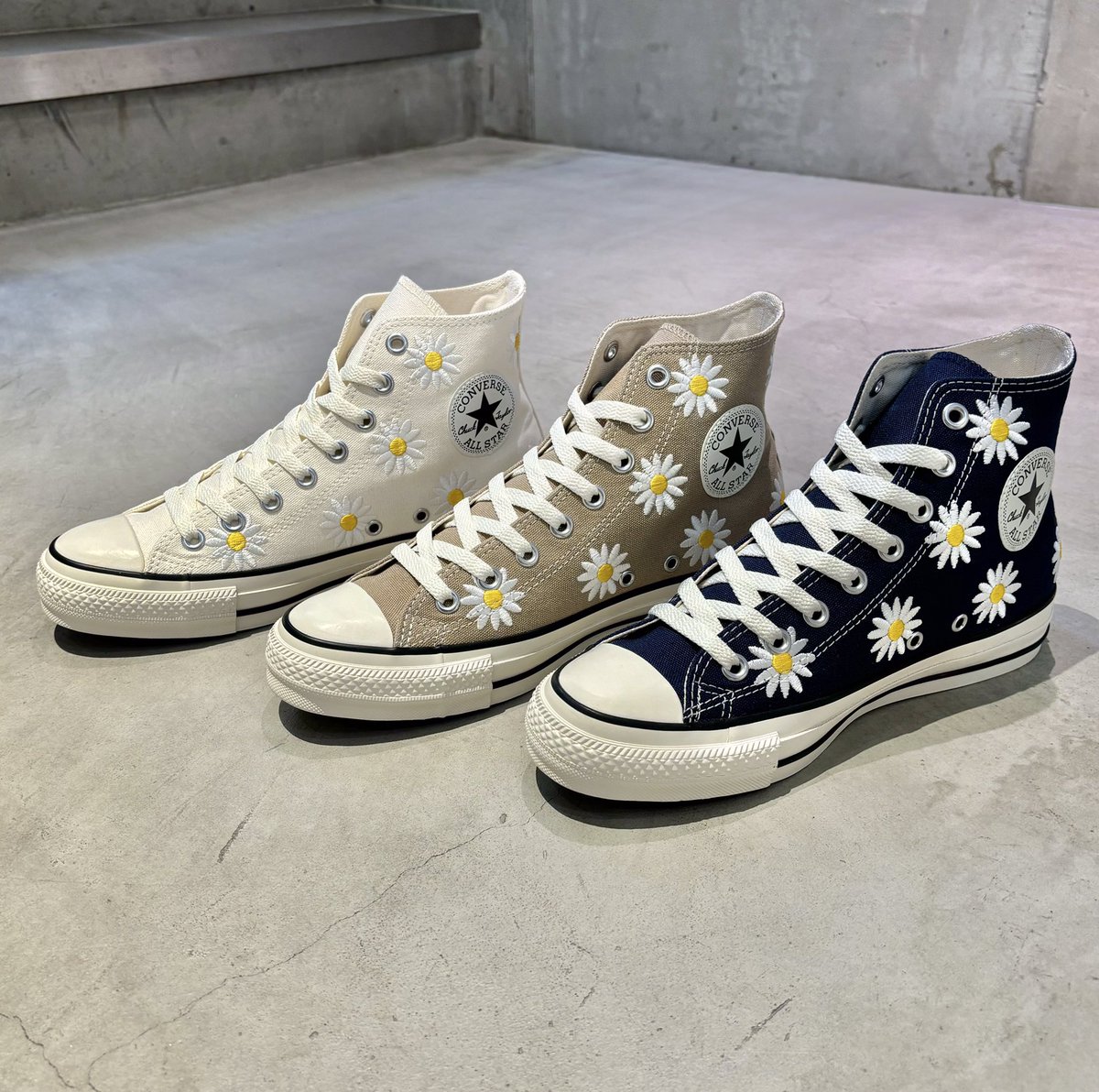 3/8発売】 ALL STAR Ⓡ DAISYFLOWER HI price:¥14,300(tax in) size 
