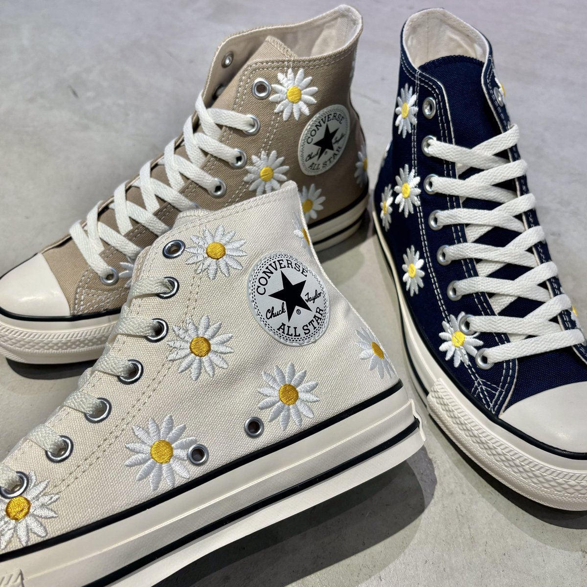 3/8発売】 ALL STAR Ⓡ DAISYFLOWER HI price:¥14,300(tax in) size 