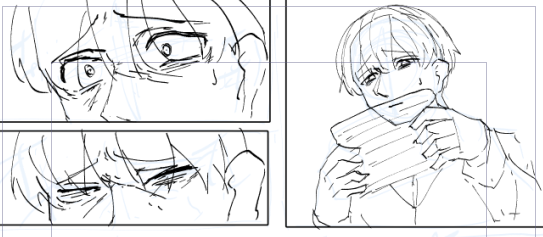 男の表情描くの楽しいかもしれん… 