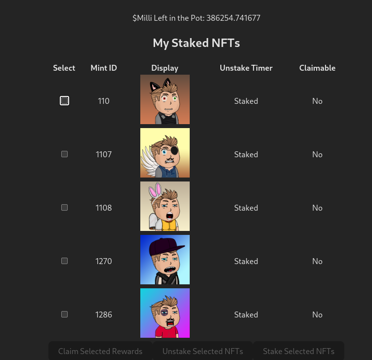 MadMen_SEI's tweet photo. #SEI 

Madmen have staking live. Currently holders can farm @MilliCoinSei. I will be adjusting reward amounts and the pool as time goes on.

I can change the rewards pool token also.

This will allow new tokens to even reward our holders; maybe in the future other holders!! https://t.co/NunwaLepyo