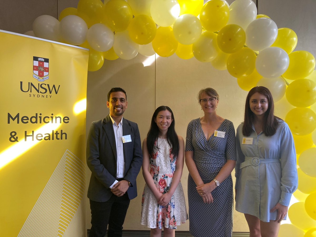 Congrats to our all of our students who were honoured yesterday at the @UNSWMedicine prizegiving. Pictured below from L-R is: Dr Rajendra Gyawali, recipient of the Brian Kirby Prize for Research Excellence in Optometry, Monica Lam, recipient of The Stage 3 Environmental…