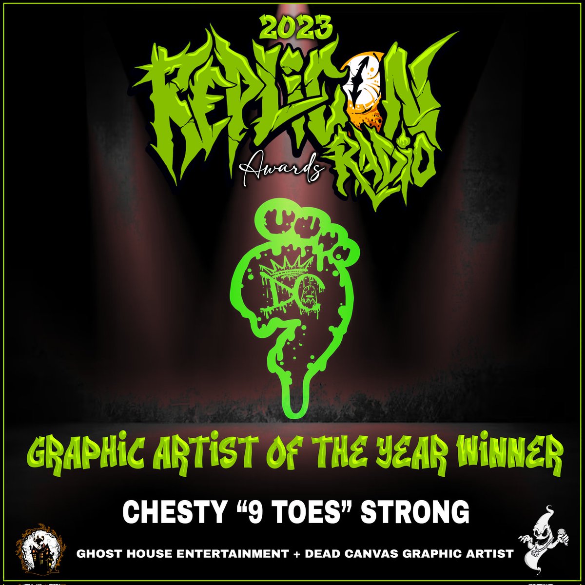 I want to thank all of yall for voting for your scrubby nubby buddy!! Much love to everyone!! And much love to @replicon_radio 

Hope to continue to drop dope shit for you to peep! 🤘🤘

#DeadCanvas #GhostHouseEntertainment #RepliconRadio #repliconradioawards