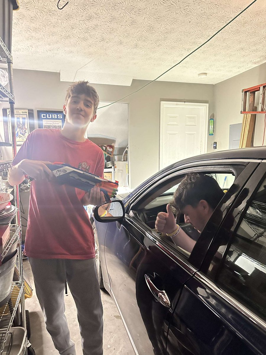 WAMNERF24's tweet photo. NEVER TRUST YOUR ENEMIES BUCKO MAYBE NEXT TIME DONT LEAVE YOUR WINDOW OPEN WITH A PUSH TO START @HitNDart @CHSwarriorsNerf https://t.co/ksU6PWjRA0