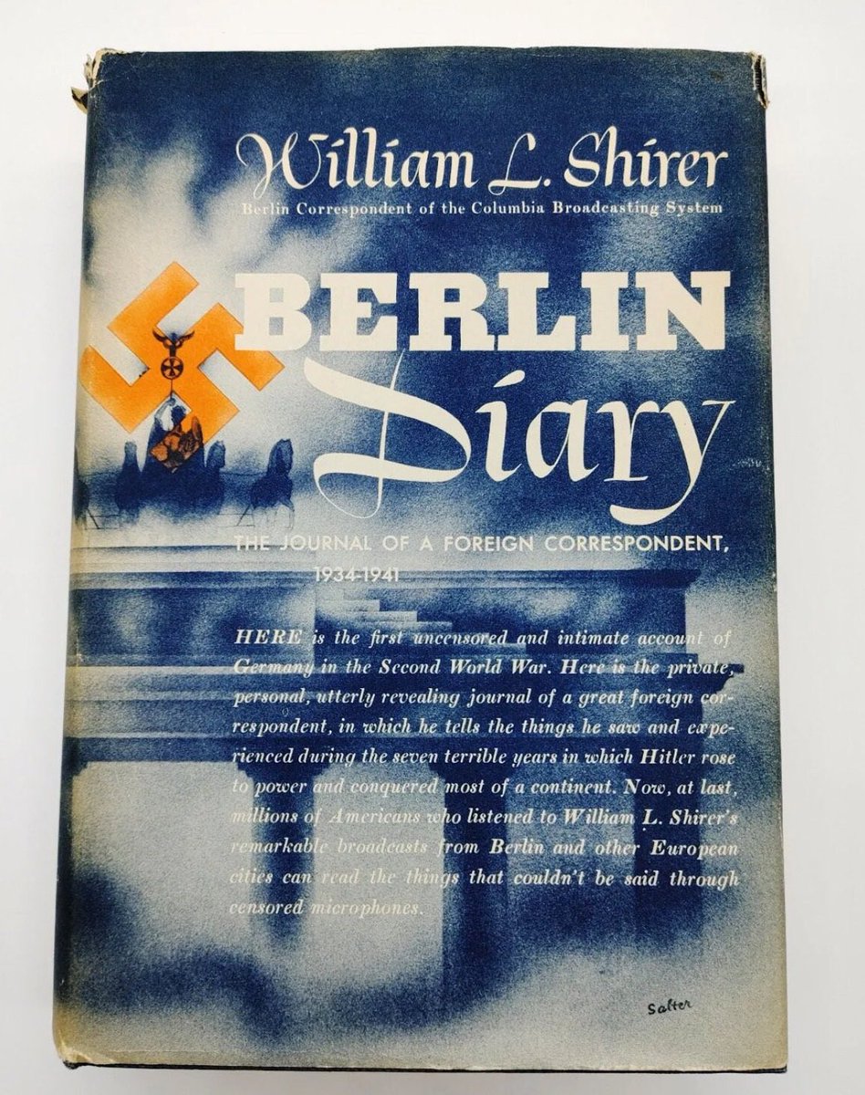 New in my @etsy tonight — first edition 1941 Berlin Diary hardback 

adastraantiquarian.etsy.com/listing/169405…