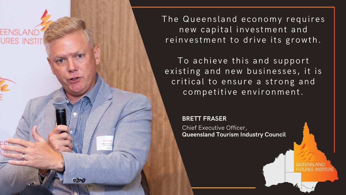 Brett Fraser @‌TheQTIC shared a mixed outlook for the state's tourism sector at the Queensland's State of Play 2024 event. You can read the full report and see the event replay here: bit.ly/49OOwHy #qldtourism