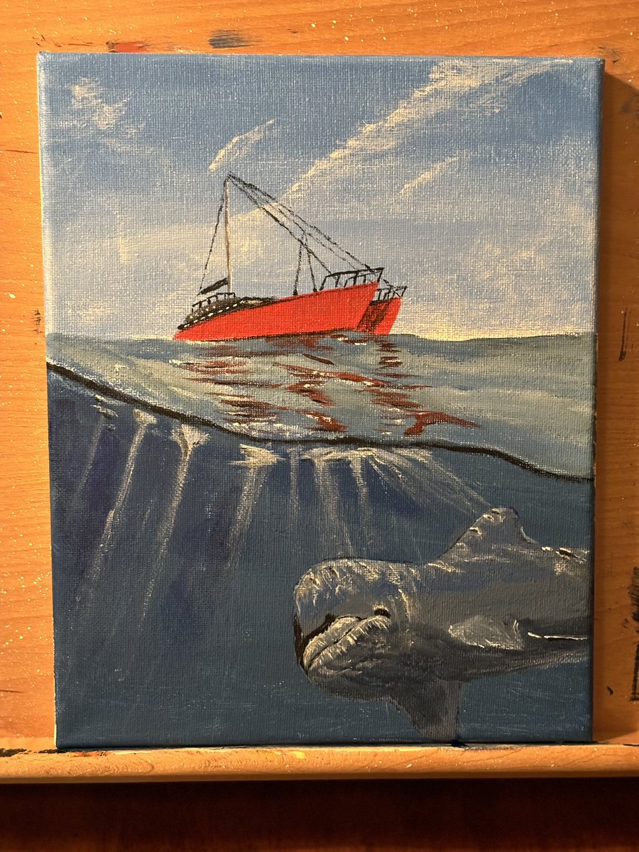 AstrosAtoZ's tweet photo. Probably my last vacation painting.  I’m still pushing to get outside of my comfort zone. https://t.co/Nd4mTf3mvU