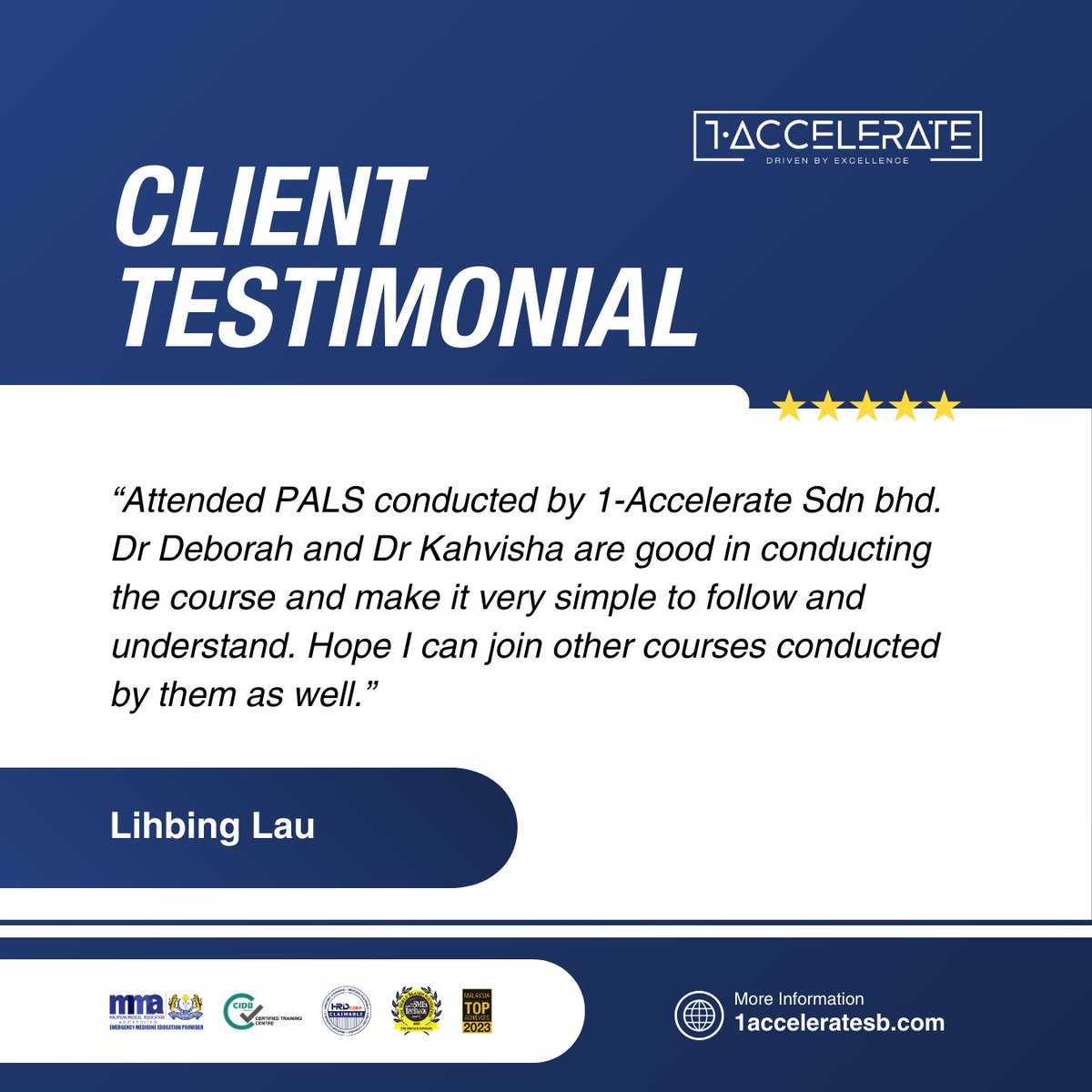 1acceleratesb's tweet image. Your testimonial brightened our day! 🌞 We're delighted to know you found our training valuable. Stay empowered and confident in your life-saving abilities. You're a true lifesaver! 🏥🙌

#FirstAidHero #clientlove #googlereview #medicaltraining #1accelerate