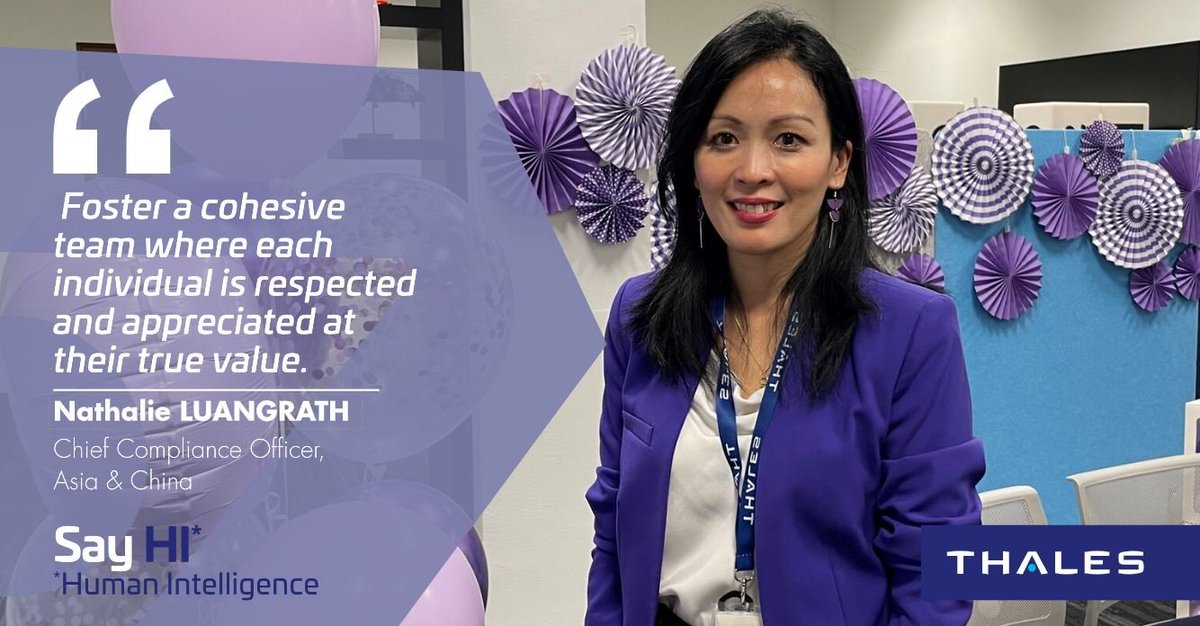 #SayHI to four of our outstanding female talents in Singapore!👩 At Thales, we work together to create a workplace that promotes equality and inclusion. In celebration of #IWD2024, discover how several of our female leaders in Singapore would #InspireInclusion at Thales!