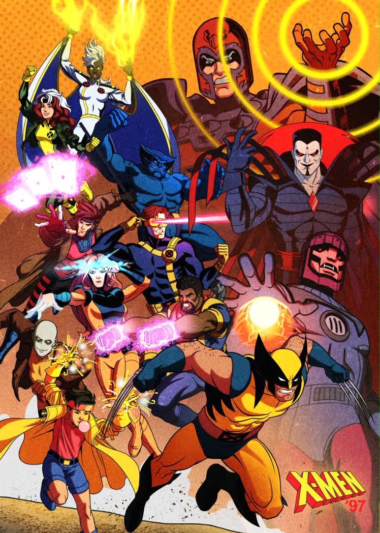 this promo art for x-men 97 is amazing