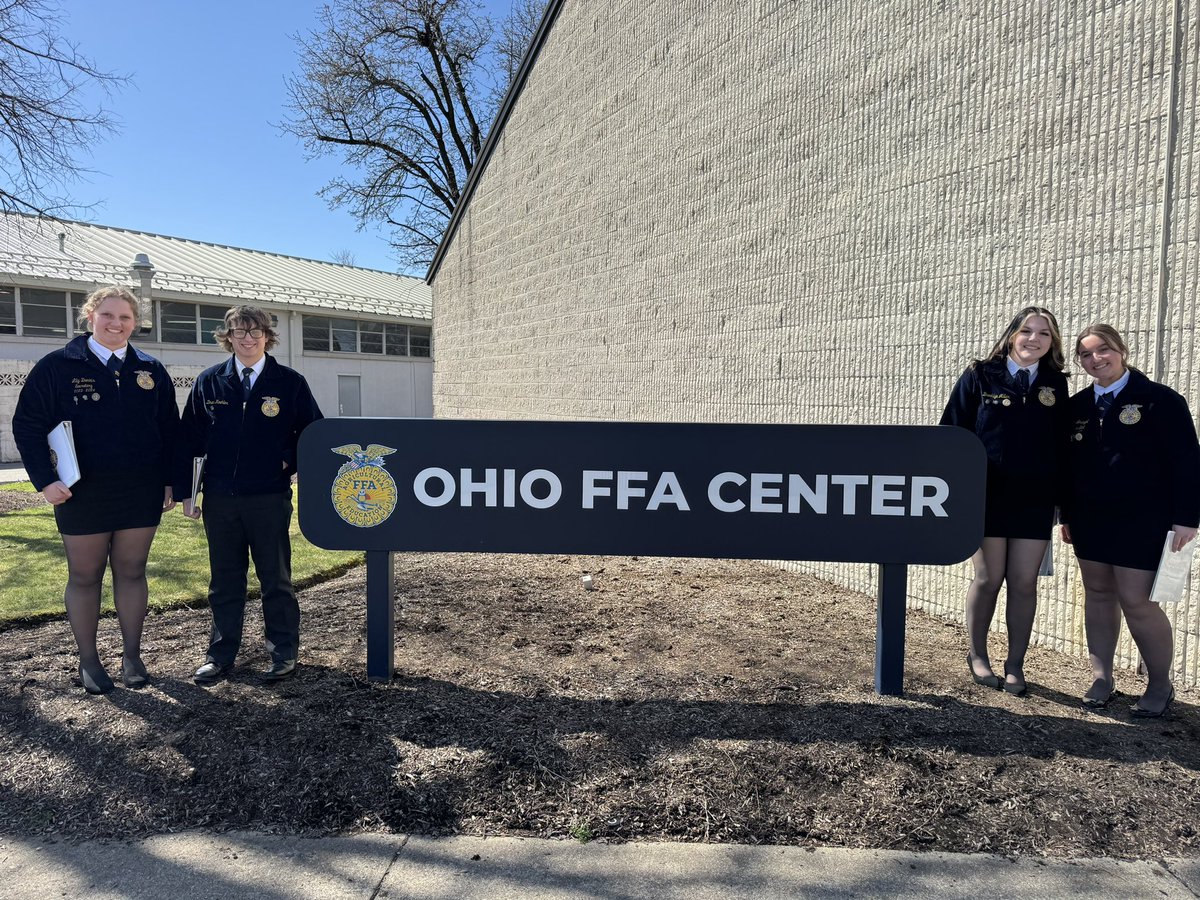 The Ag Sales team competed in the state contest today in Columbus, now we are just waiting on results!