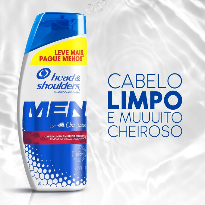 Head & shoulders Shampoo H&S Men Old Spice 650 Ml