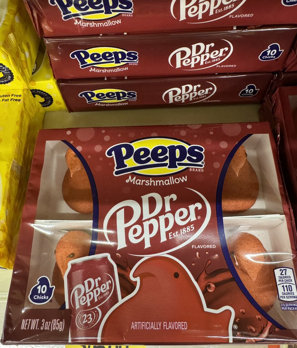 FatFukerSnackSo's tweet photo. I like @drpepper a lot but I do not like the idea of this #peeps #ffss https://t.co/Rv6ovPhJV1