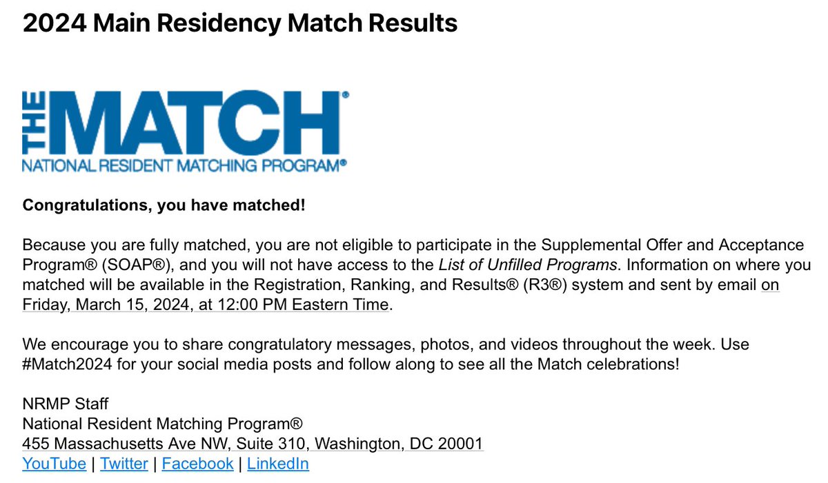 DaveDalidave07's tweet photo. To God be all the Glory!  Matching for us seemed impossible, but He made it happen!  Dreams do come true!  From the remote islands of the Philippines to the big cities!  Such a surreal feeling!

#Match2024 #PHtoUSMD https://t.co/5CmZu3GyC8