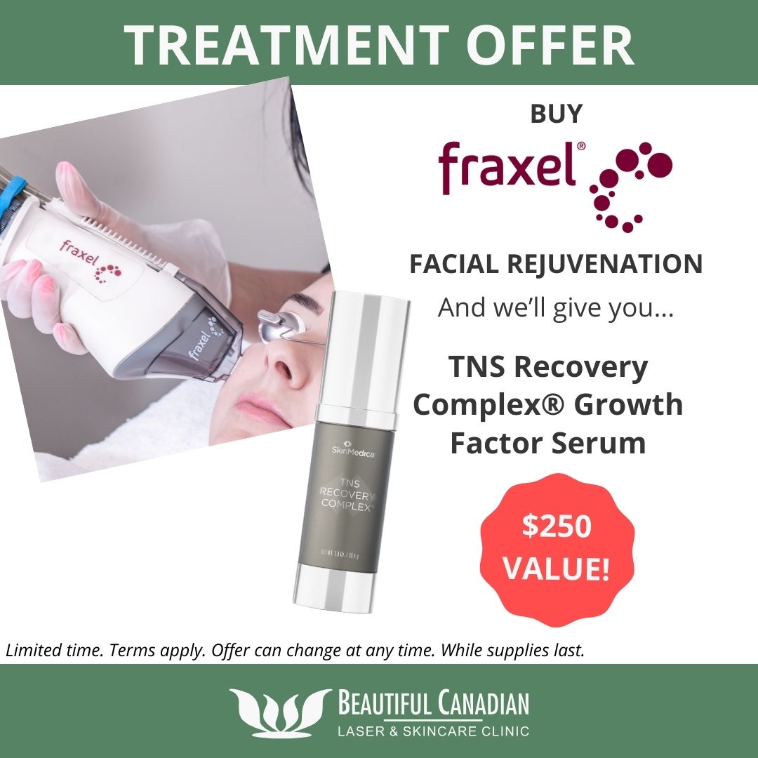 FREE TNS Recovery Complex® Growth Factor Serum* with a full-face Fraxel® treatment!

*While supplies last. Terms apply.

604 580 2464

See all our spring offers: l8r.it/j1X1

#fraxel #growthfactors #skincare #skinrejuvenation #surreylaserclinic #vancouverlaserclinic