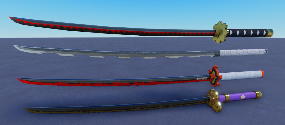 Some generic anime katanas🫡

#Roblox #RobloxDev #Anime