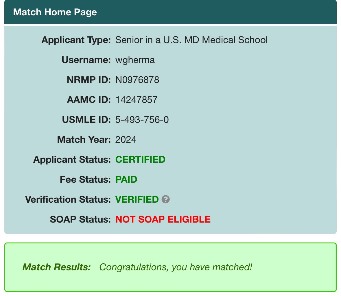 If green result why red text